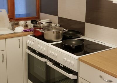 Ubytovna Milovice - Pod Liškami - levné ubytování - kuchyňka